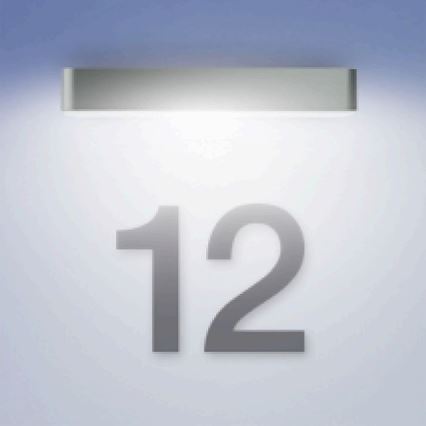 Steinel 052966 - Lámpara solar de pared LED XSolar SOL-O LED/0,07W 2000mAh IP44 antracita