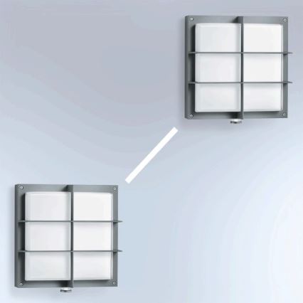 STEINEL 053031 - Aplique LED de exterior con sensor L691 LED/9W/230V 3000K IP44