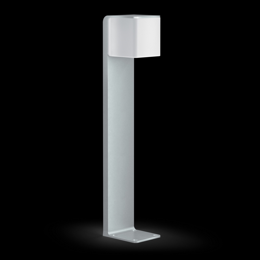 Steinel 055486 - LED Lámpara exterior con sensor CUBO LED/9,5W/230V IP44 plateada