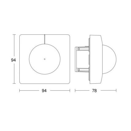 Steinel 055721 - Sensor de movimiento IS 3180 COM1 230V blanco