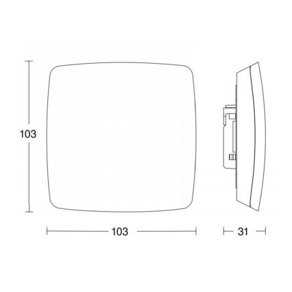 STEINEL 056339 - Sensor de movimiento TRUE PRESENCE KNX