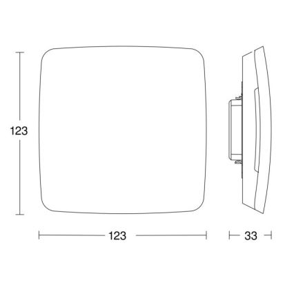 Steinel 056353 - Multisensor True Presence KNX blanco