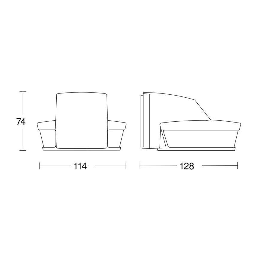 Steinel 056650 - Sensor de movimiento SensIQ S IP54 antracita