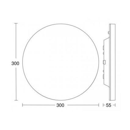 Steinel 057046 - LED Plafón con sensor RS PRO LED/9W/230V IP40 4000K