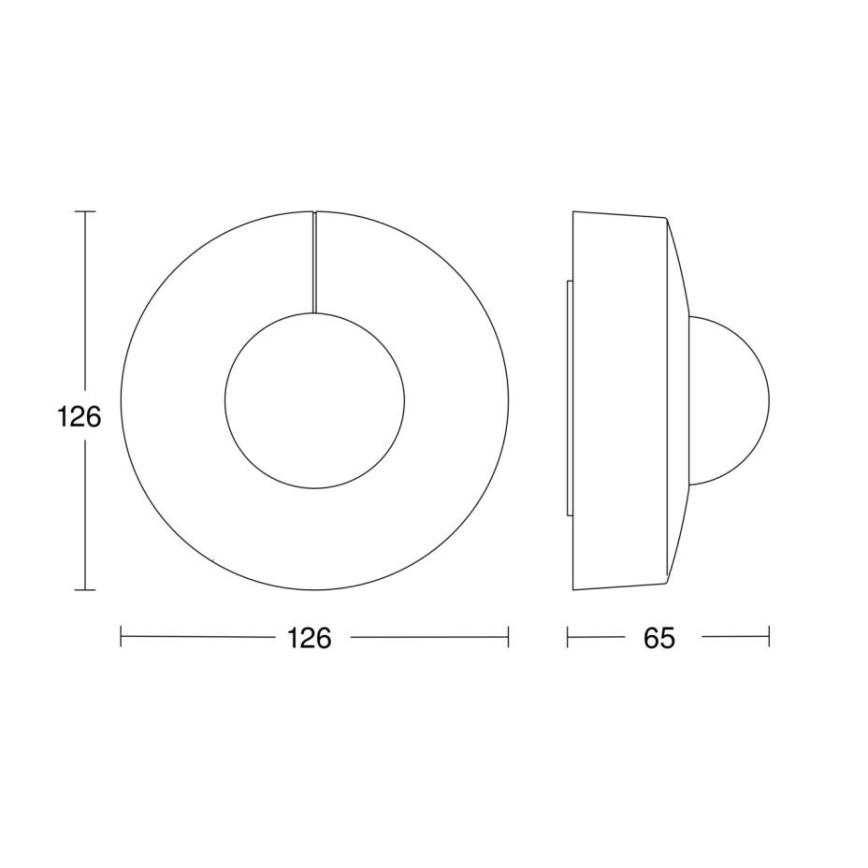 Steinel 057299 - Sensor de movimiento IS 345 DALI-2 IPD IP54 redondo blanco