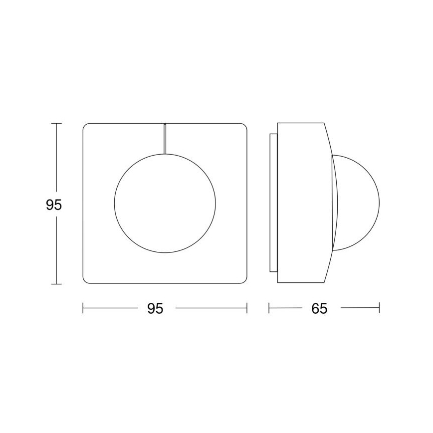 Steinel 057350 - Sensor de movimiento IS 3180 DALI-2 IPD IP54 blanco