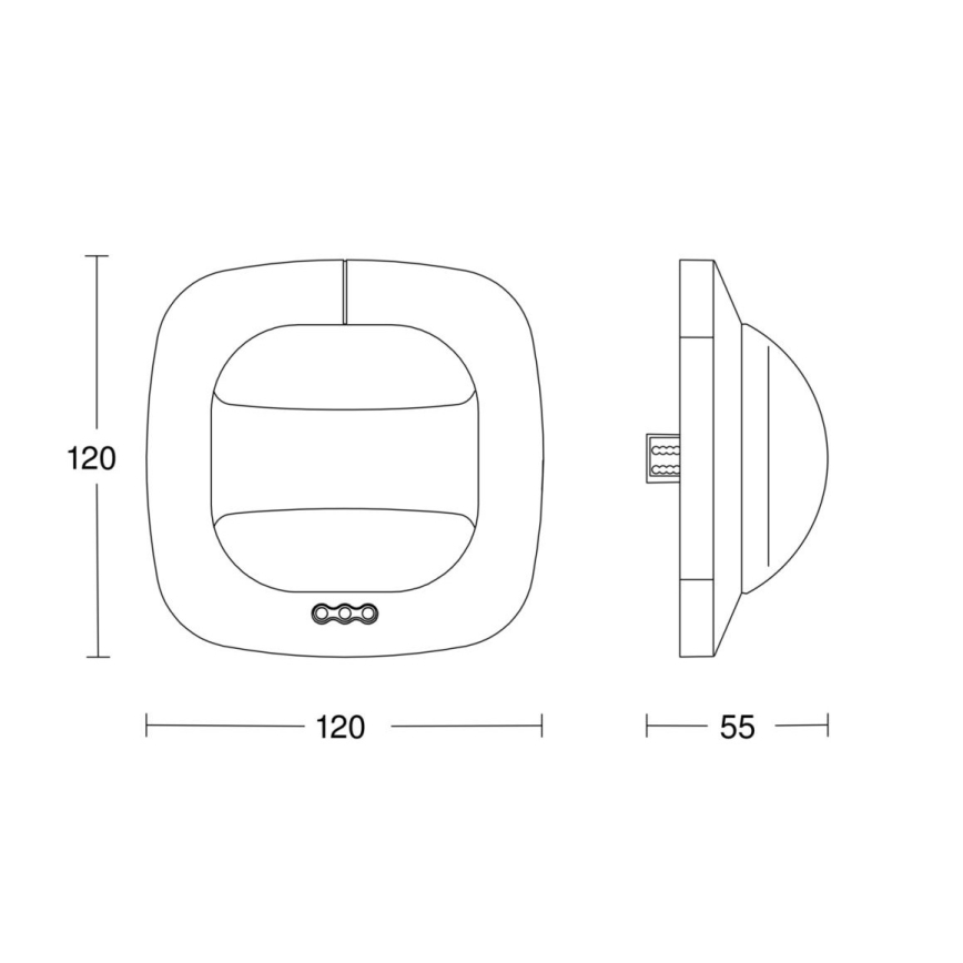 Steinel 057459 - Detector de presencia Dual HF DALI-2 blanco