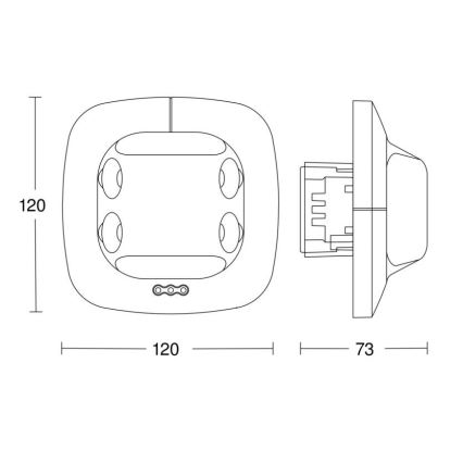 Steinel 057466 - Detector de presencia Dual US DALI-2 blanco
