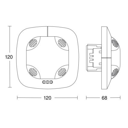 Steinel 057473 - Detector de presencia DualTech DALI-2 blanco