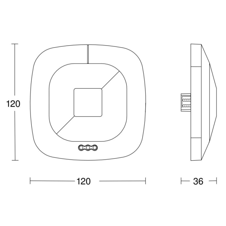 Steinel 057480 - Detector de presencia HF 360 DALI-2 blanco