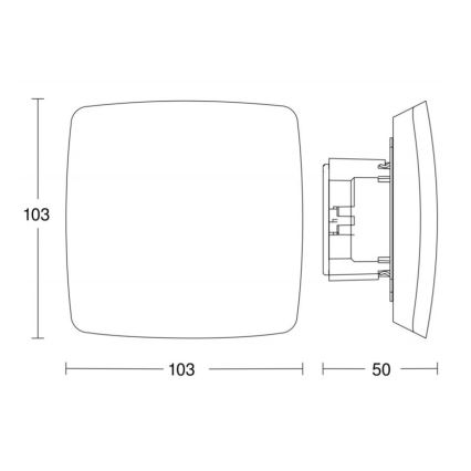 STEINEL 057923 - Sensor de movimiento TRUE PRESENCE COM1