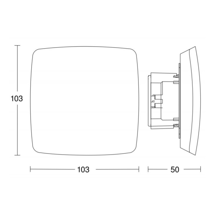 STEINEL 057923 - Sensor de movimiento TRUE PRESENCE COM1