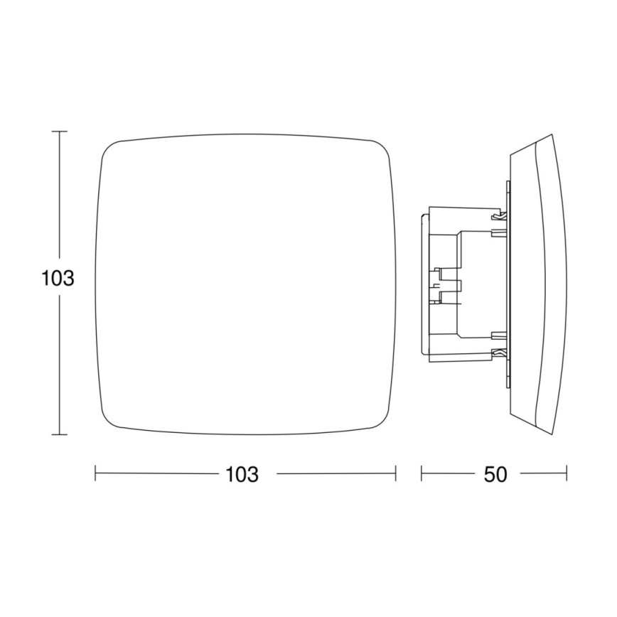 Steinel 057947 - Detector de movimiento TRUE PRESENCE COM2 blanco