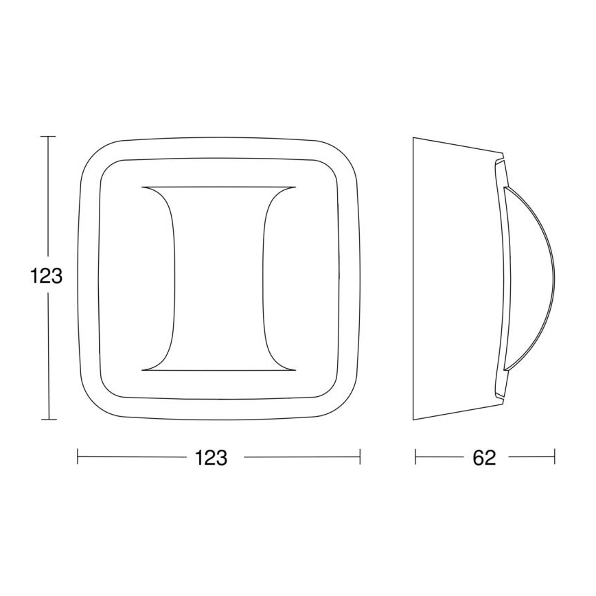 Steinel 057978 - Detector de presencia Hallway COM1 IP54 blanco