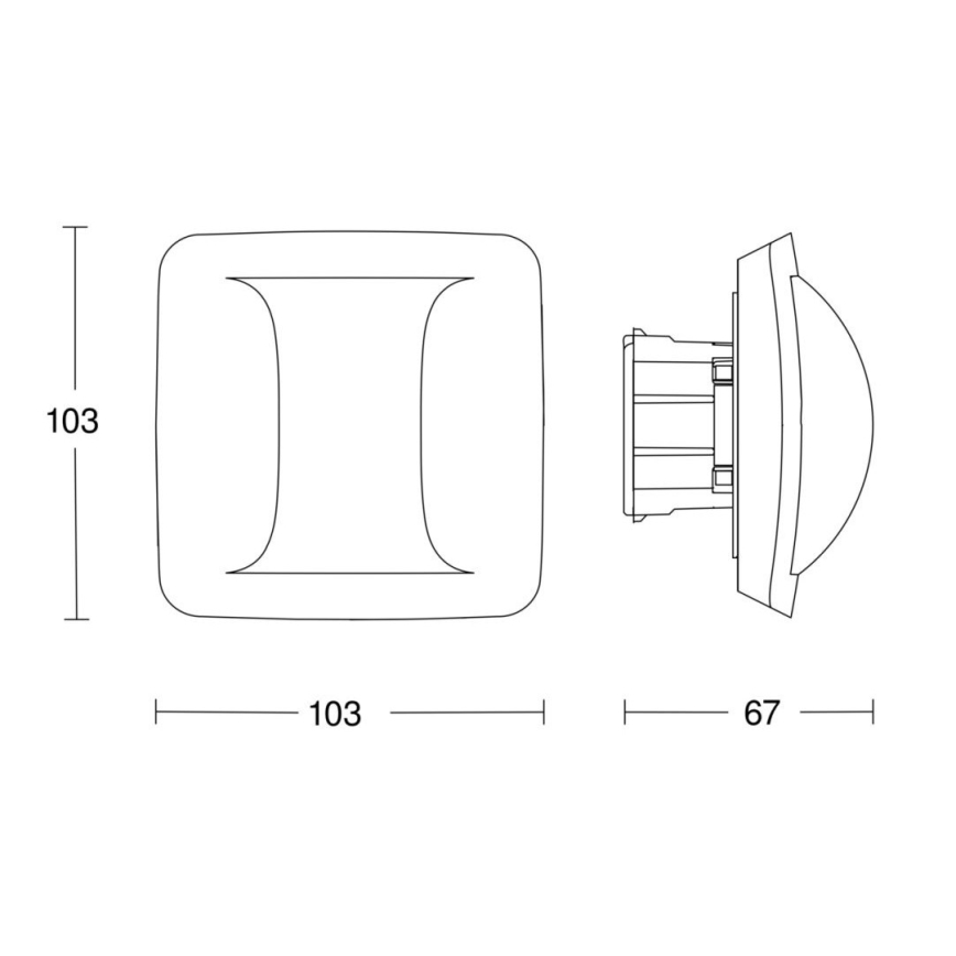 Steinel 058029 - Detector de presencia Hallway DALI-2 APC blanco