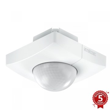 Steinel 058265 - Sensor de movimiento IS 345 V3 KNX cuadrado blanco