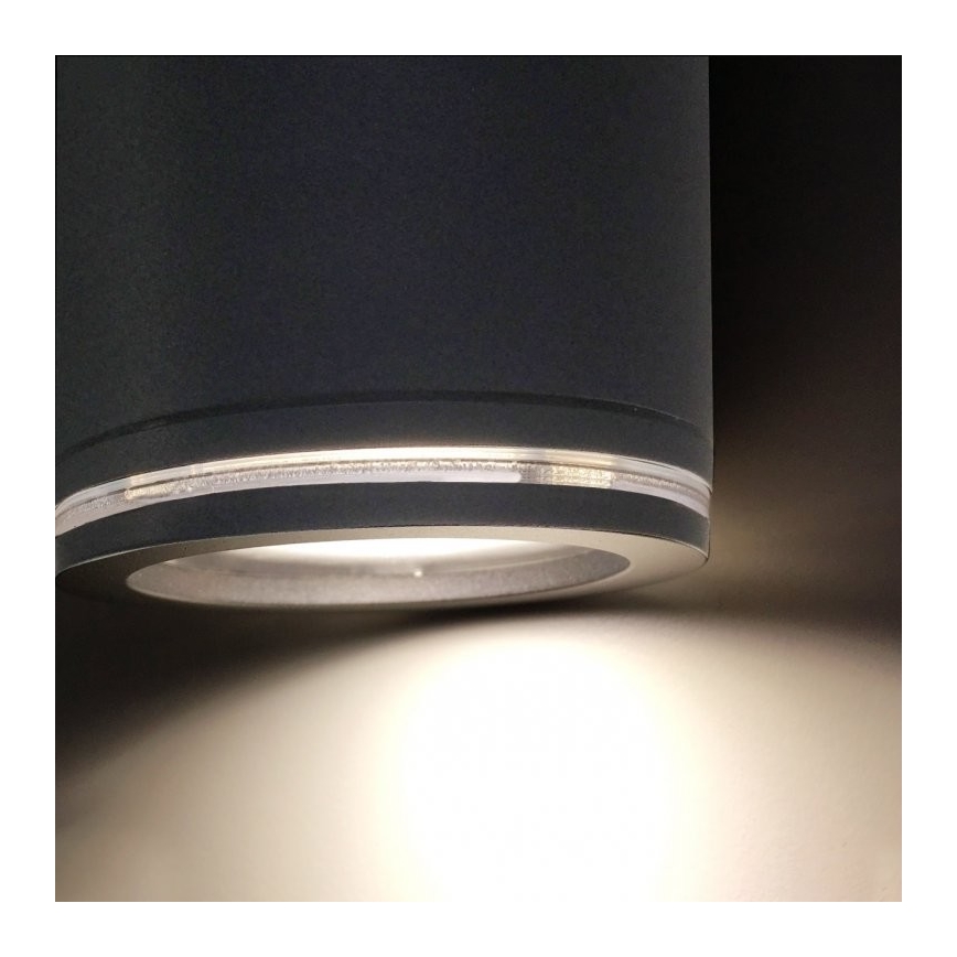 Steinel 058647 - Lámpara exterior con sensor SPOT DUO 2xGU10/7,5W/230V IP44