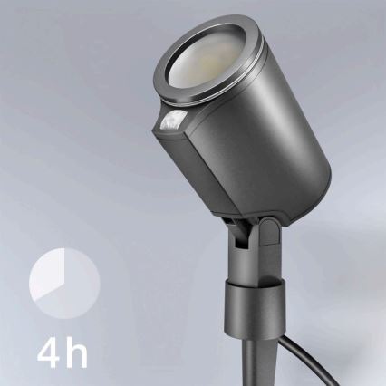 STEINEL 058685 - Lámpara exterior LED con sensor SPOT GARDEN 1xGU10/7W/230V IP44