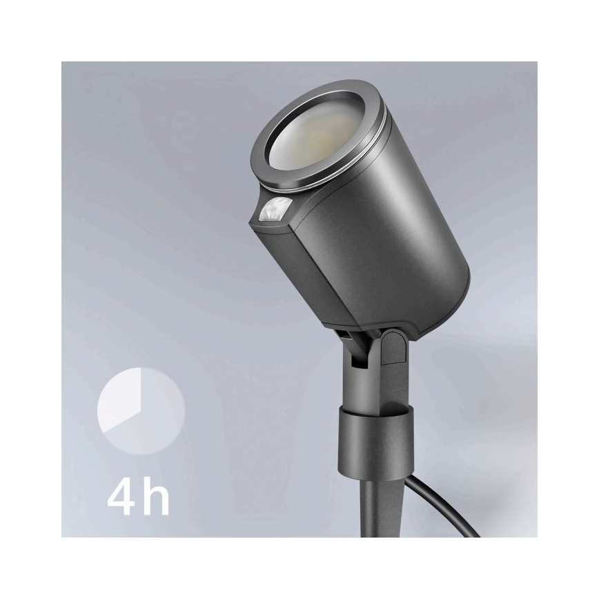 STEINEL 058685 - Lámpara exterior LED con sensor SPOT GARDEN 1xGU10/7W/230V IP44