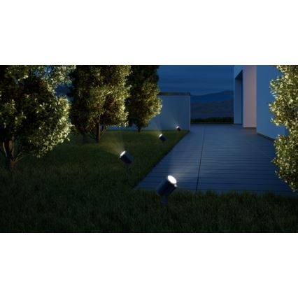 STEINEL 058685 - Lámpara exterior LED con sensor SPOT GARDEN 1xGU10/7W/230V IP44