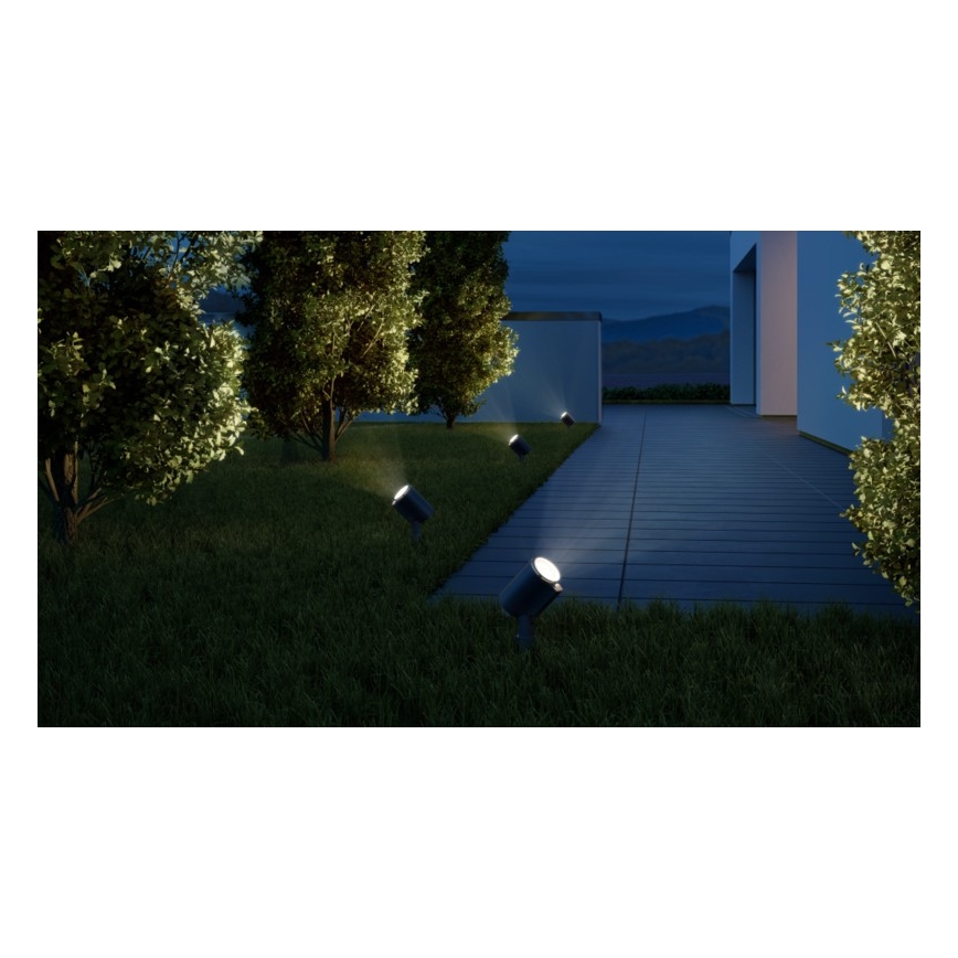 STEINEL 058685 - Lámpara exterior LED con sensor SPOT GARDEN 1xGU10/7W/230V IP44