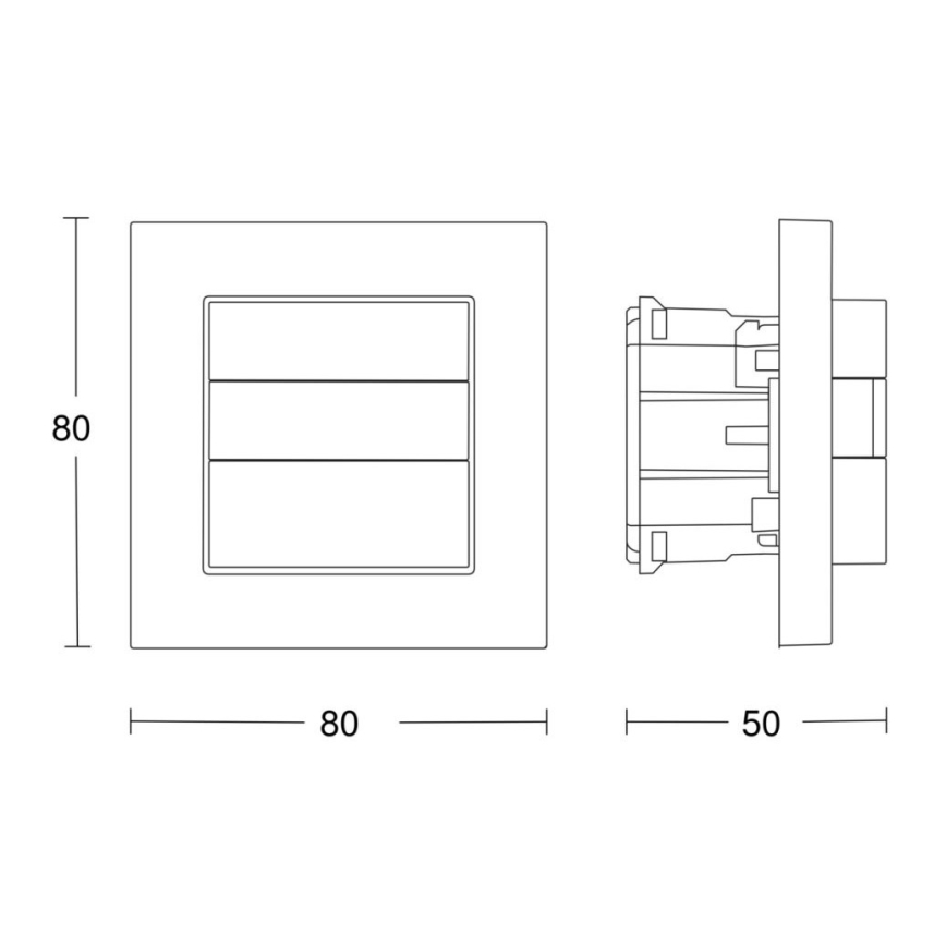 Steinel 059460 - Detector de movimiento HF 180 KNX blanco