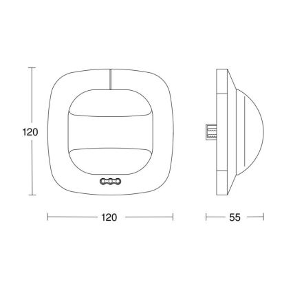 Steinel 059477 - Detector de presencia Dual HF KNX blanco
