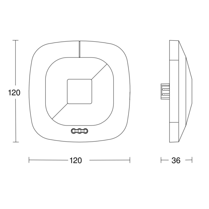 Steinel 059484 - Detector de presencia HF 360 V3 KNX blanco