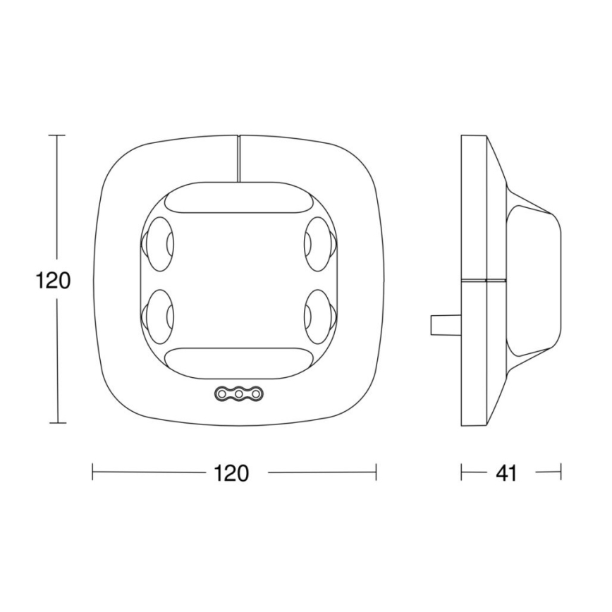 Steinel 059491 - Detector de presencia Dual US KNX blanco