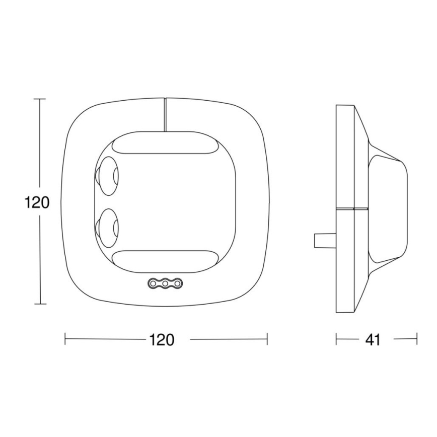 Steinel 059507 - Detector de presencia Single US KNX blanco