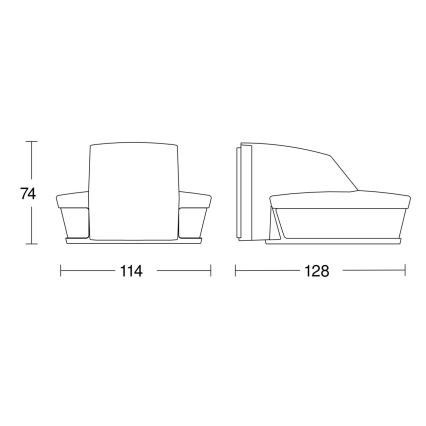 Steinel 059583 - sensor de movimiento SensIQ S IP54 negro + control remoto