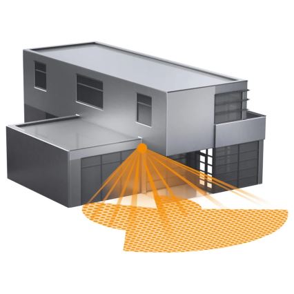 Steinel 059606 - Sensor de movimiento SensIQ S IP54 negro + mando a distancia