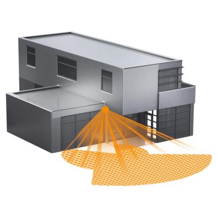 Steinel 059606 - Sensor de movimiento SensIQ S IP54 negro + mando a distancia