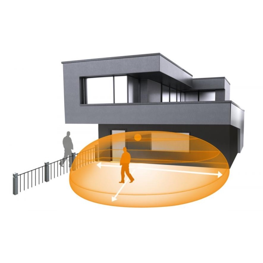 Steinel 059620 - Sensor de movimiento iHF 3D KNX IP54 antracita