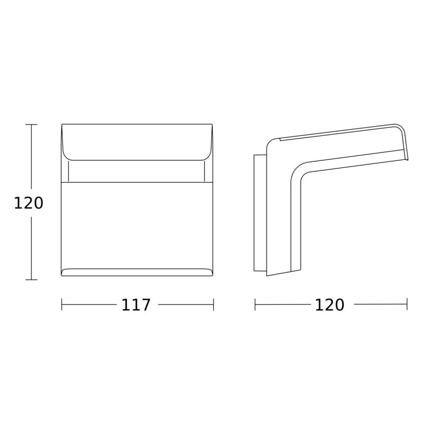 Steinel 059620 - Sensor de movimiento iHF 3D KNX IP54 antracita