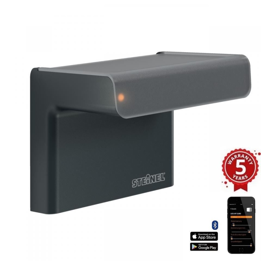 Steinel 059637 - Sensor de movimiento iHF 3D KNX IP54 negro