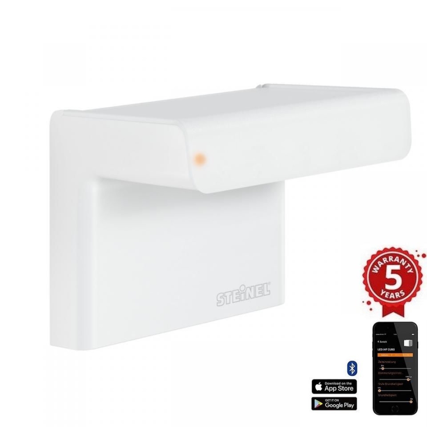 Steinel 059644 - Sensor de movimiento iHF 3D KNX IP54 blanco
