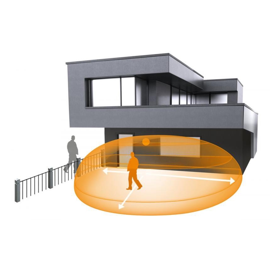 Steinel 059644 - Sensor de movimiento iHF 3D KNX IP54 blanco