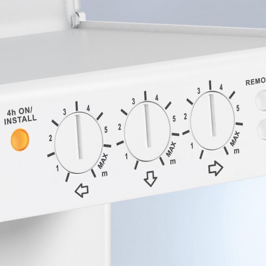 Steinel 059644 - Sensor de movimiento iHF 3D KNX IP54 blanco