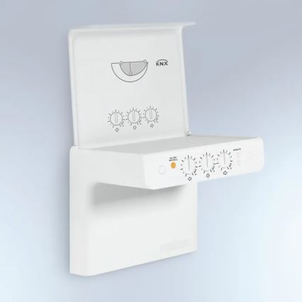 Steinel 059644 - Sensor de movimiento iHF 3D KNX IP54 blanco