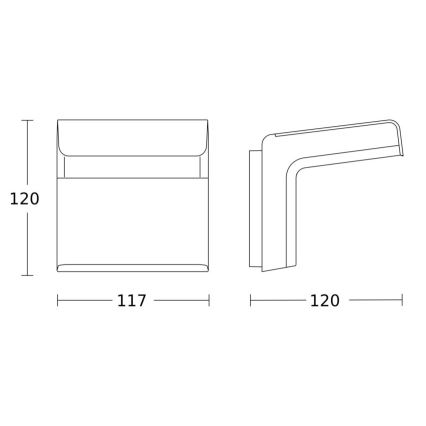 Steinel 059644 - Sensor de movimiento iHF 3D KNX IP54 blanco