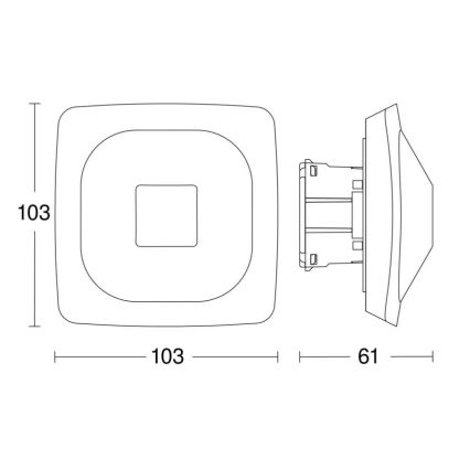 Steinel 064266 - Detector de presencia HF 360-2 DALI-2 APC blanco