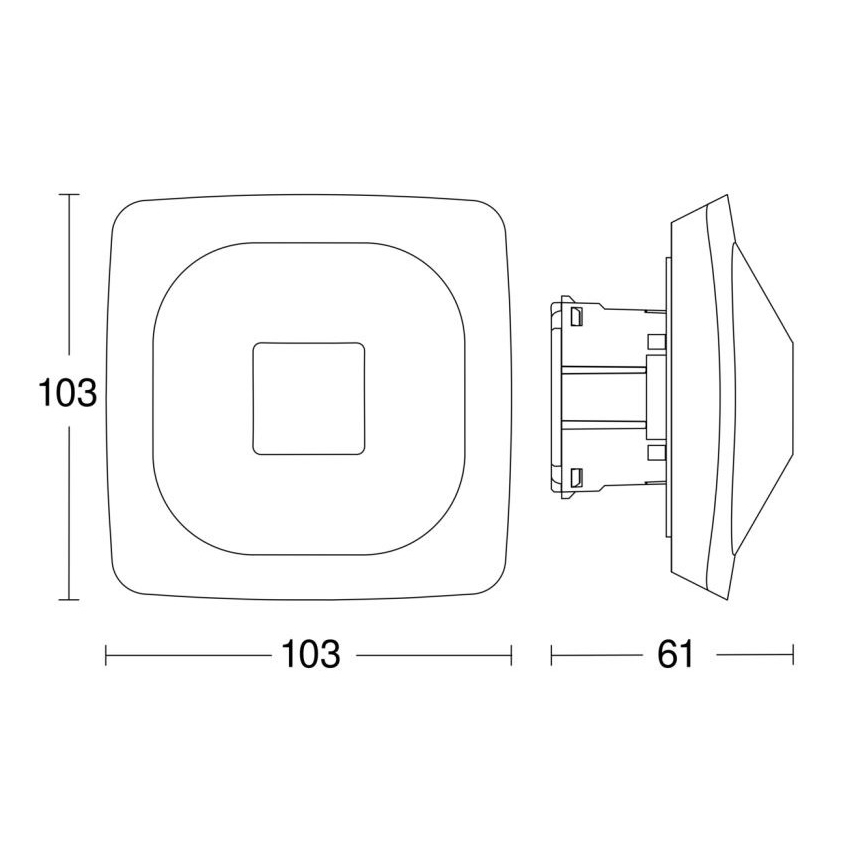 Steinel 064266 - Detector de presencia HF 360-2 DALI-2 APC blanco