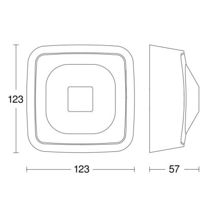 Steinel 064273 - Detector de presencia HF 360-2 DALI-2 APC IP54 blanco