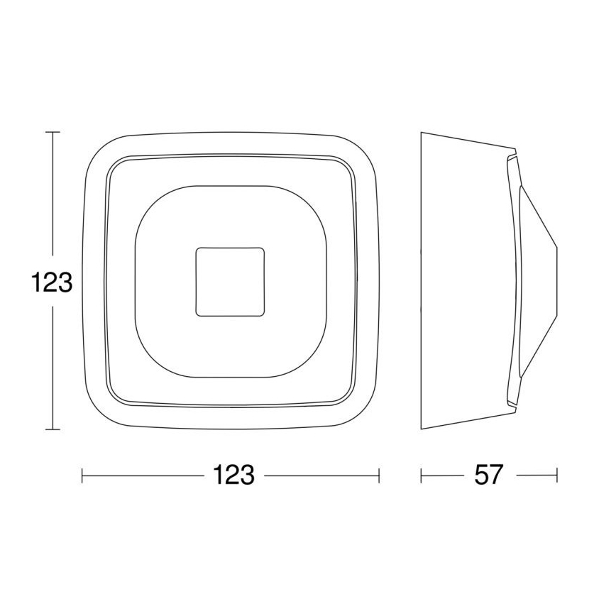 Steinel 064273 - Detector de presencia HF 360-2 DALI-2 APC IP54 blanco