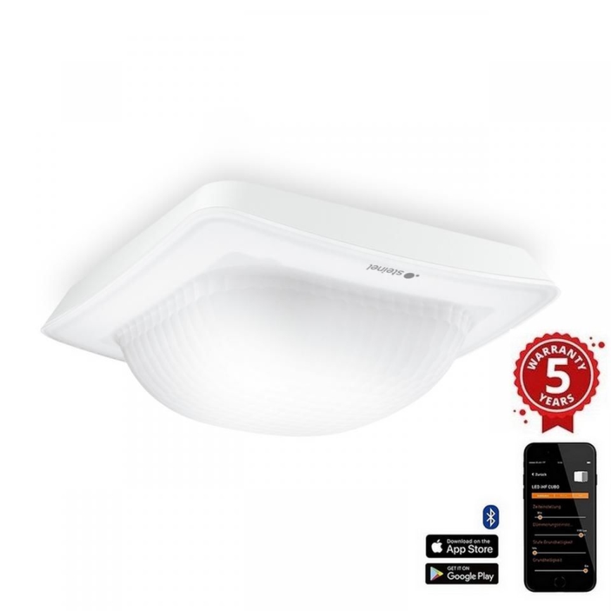 Steinel 064334 - Detector de presencia IR Quattro HD-2 24m COM2 blanco