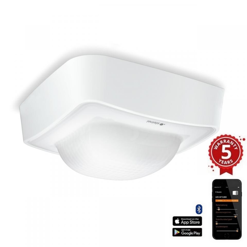 Steinel 064341 - Detector de presencia IR Quattro HD-2 24m COM2 IP54 blanco