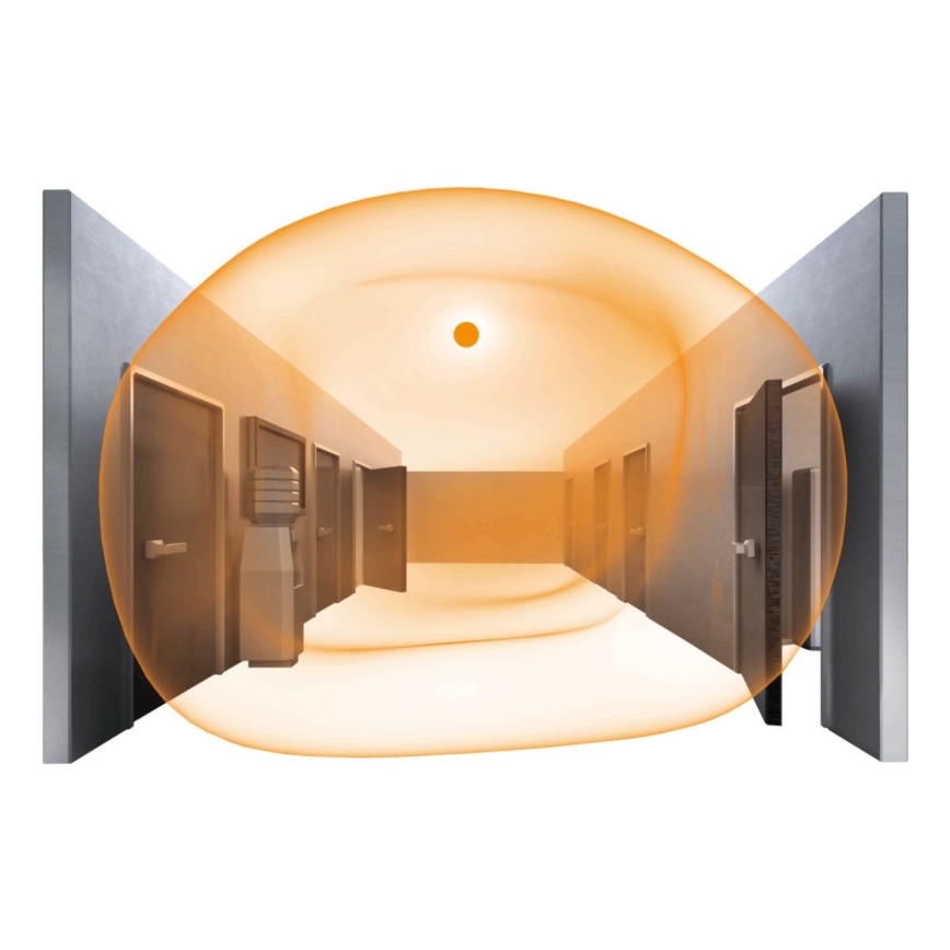 STEINEL 064808 - Plafón LED de baño con sensor RS PRO LED/9,5W/230V 3000K IP54