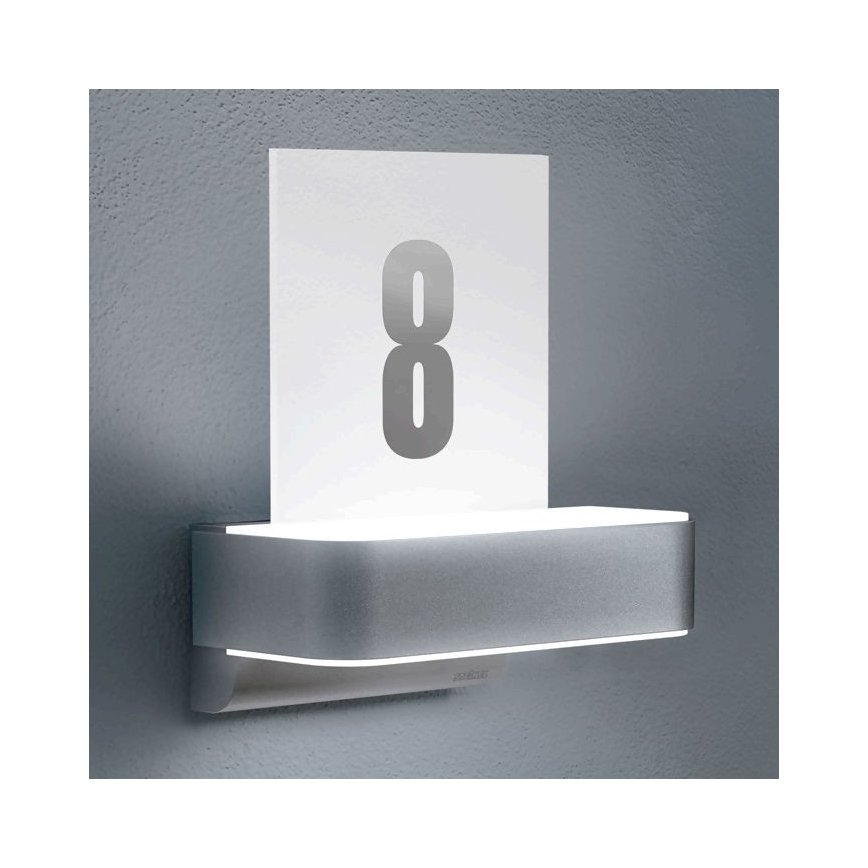 STEINEL 065713 - LED Número de casa con sensor L820 LED/12,5W/230V IP44