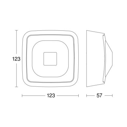 Steinel 065966 - Detector de presencia HF 360-2 blanco